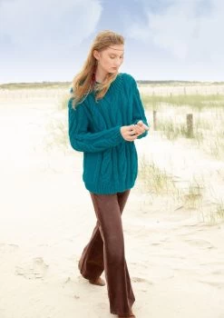 Pullover Mit Dicken Zöpfen