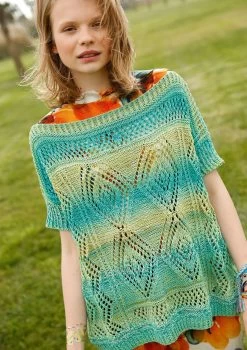 Weiter Melierter Pulli