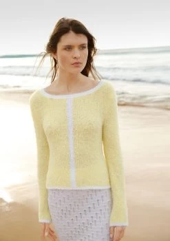 „Frottee“-Pullover -Strickwaren Geschäft R66M34 a Pastell stricken Frottee Strickpullover Baumwolle574464a285135 1280x1280