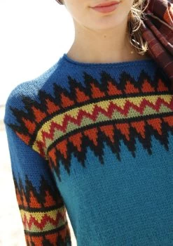 Weiter Pullover Mit Zackenmuster 7 Weiter Pullover Mit Zackenmuster -Strickwaren Geschäft R67M06 d 1280x1280