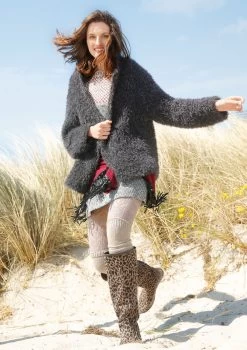 Plüschjacke Mit Kapuze