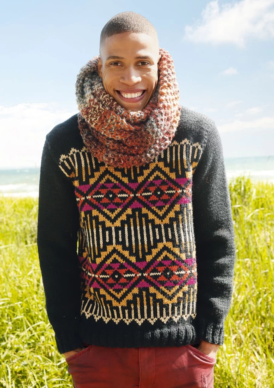 Herrenpullover Mit Jacquardmuster 3 Herrenpullover Mit Jacquardmuster – Bild 3