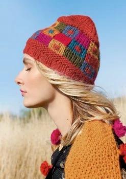Mütze Mit Karomuster