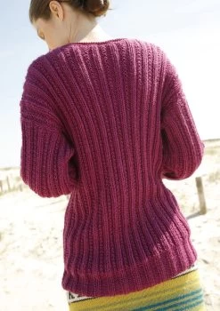 Langer Pullover Mit Rippenmuster -Strickwaren Geschäft R67M36 c 1280x1280