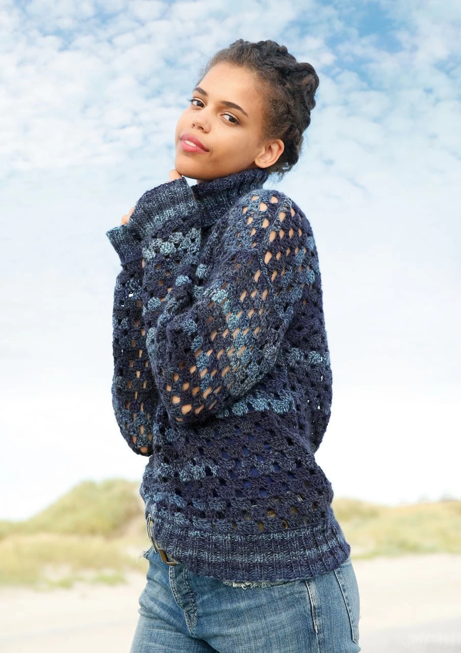 Gehäkelter Pullover 6 Gehäkelter Pullover – Bild 6