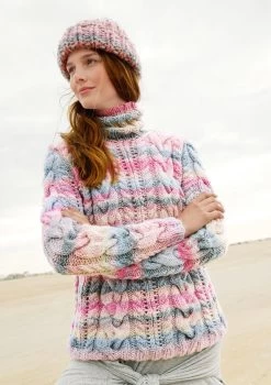 Melierter Zopfpullover -Strickwaren Geschäft R68M21 c5818ff080cfa8 1280x1280