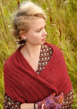 Schal Mit Lochmuster