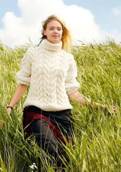 Pullover Mit Zopfmuster