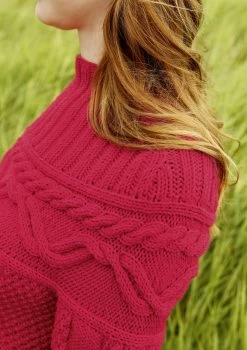 Zopfpullover Mit Passe -Strickwaren Geschäft R68M37 d 1280x1280