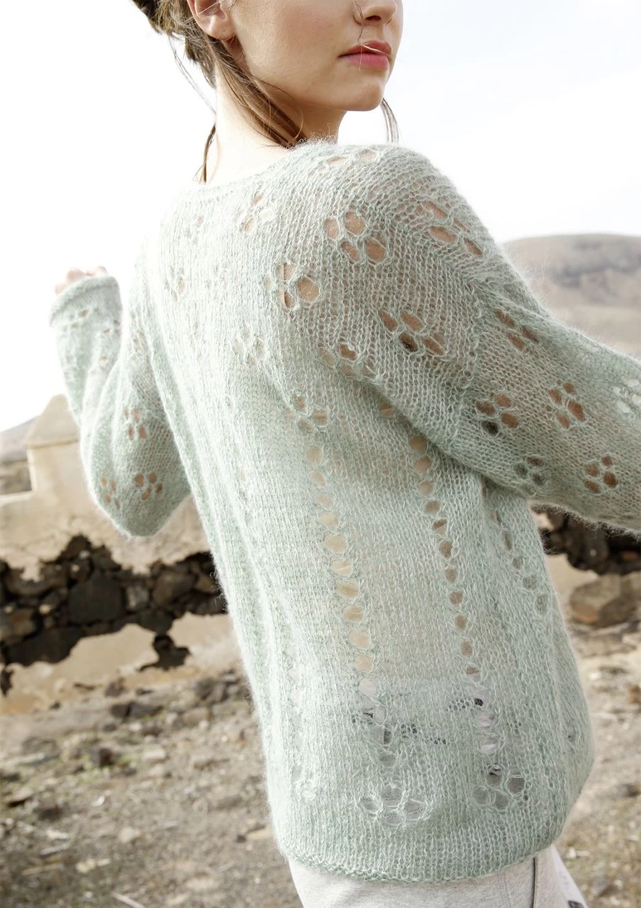 Pullover Mit Lochmuster 3 Pullover Mit Lochmuster – Bild 3