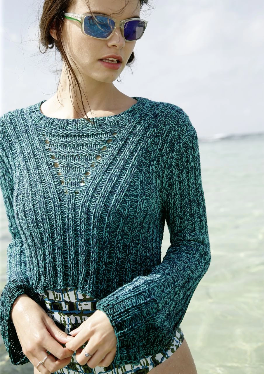 Kurzer Rippenpullover 4 Kurzer Rippenpullover – Bild 4