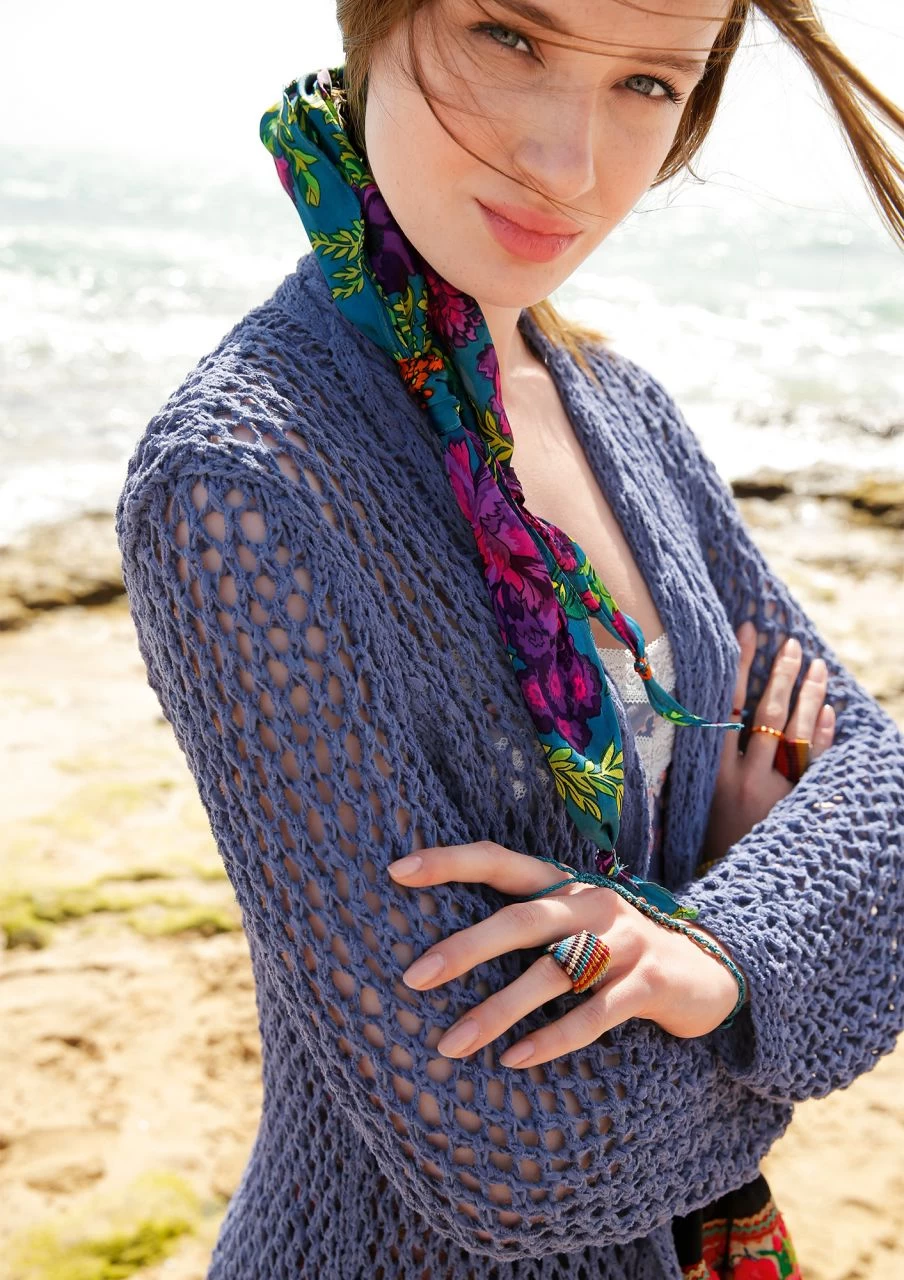 Jacke Aus Bändchengarn 2 Jacke Aus Bändchengarn – Bild 2