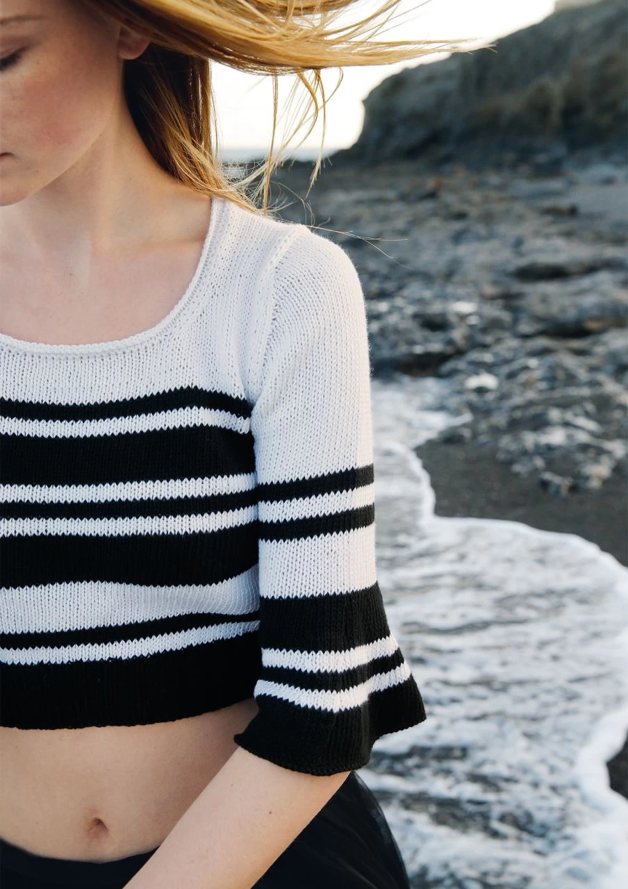 Kurzer Streifenpulli 4 Kurzer Streifenpulli – Bild 4