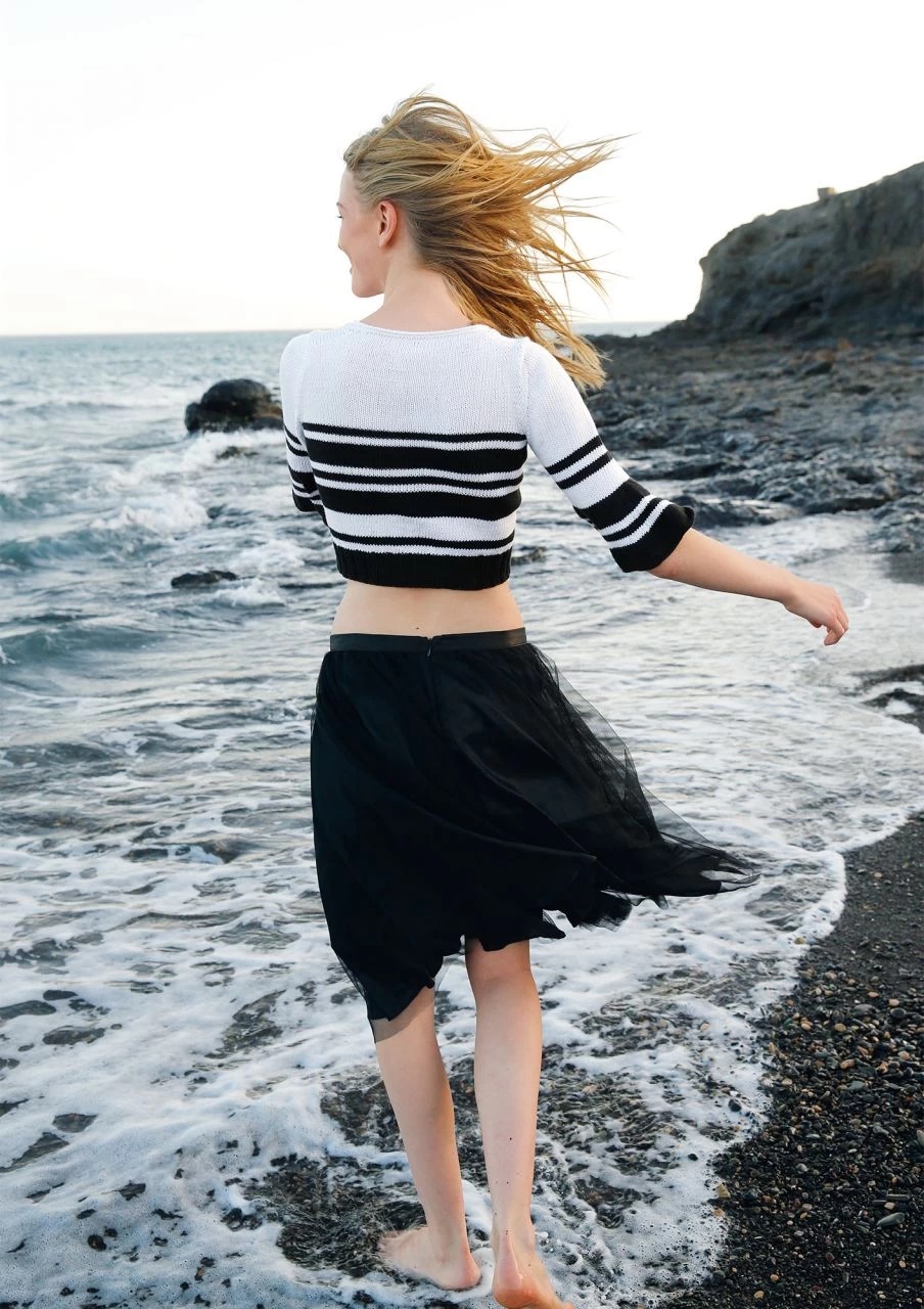 Kurzer Streifenpulli 5 Kurzer Streifenpulli – Bild 5