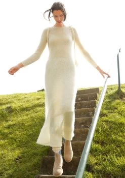 Leichtes, Langes Kleid -Strickwaren Geschäft R71M02 g 1280x1280