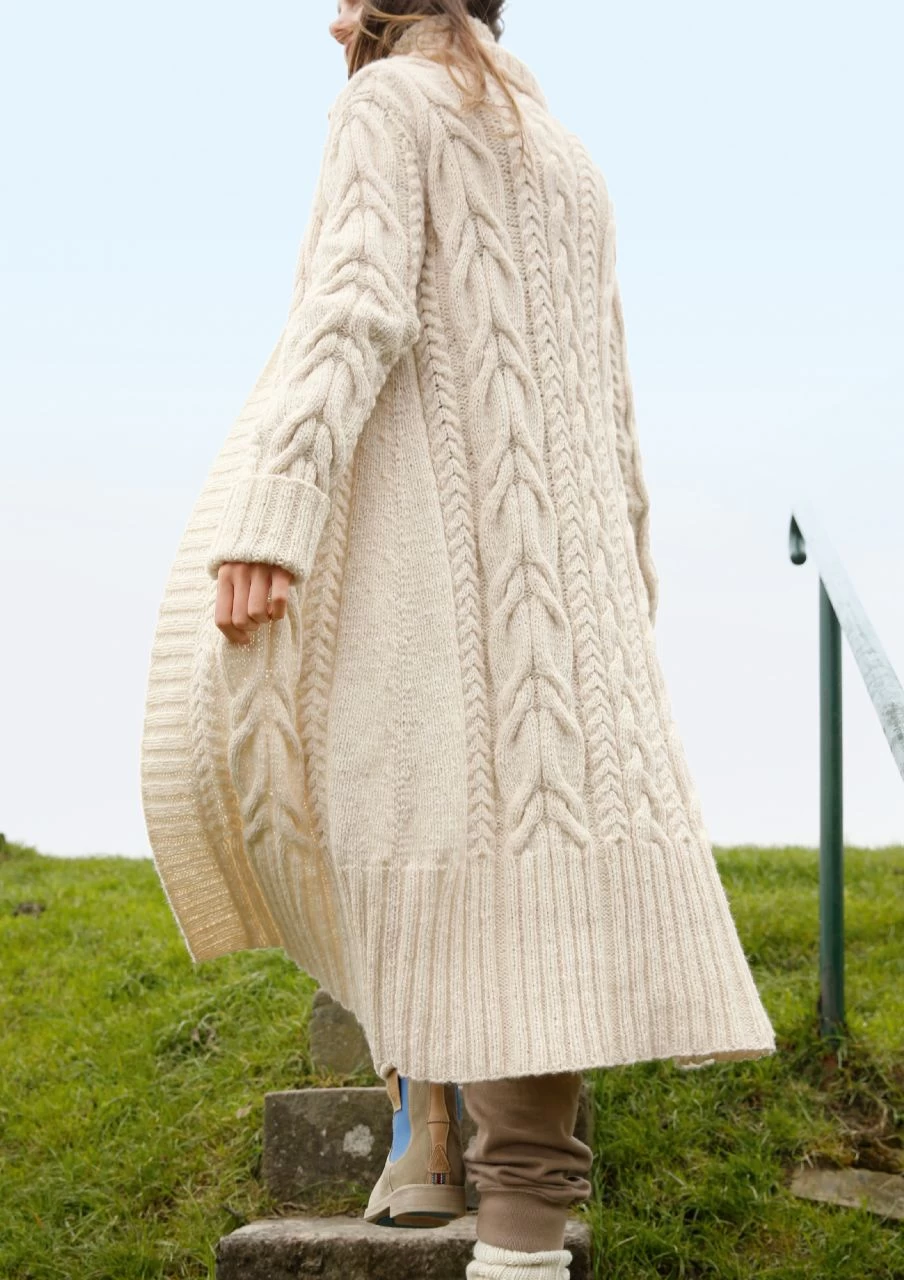 Mantel Mit Zöpfen 2 Mantel Mit Zöpfen – Bild 2