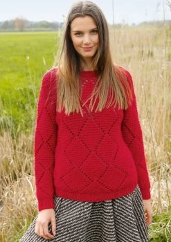 Pullover Mit Rhomben