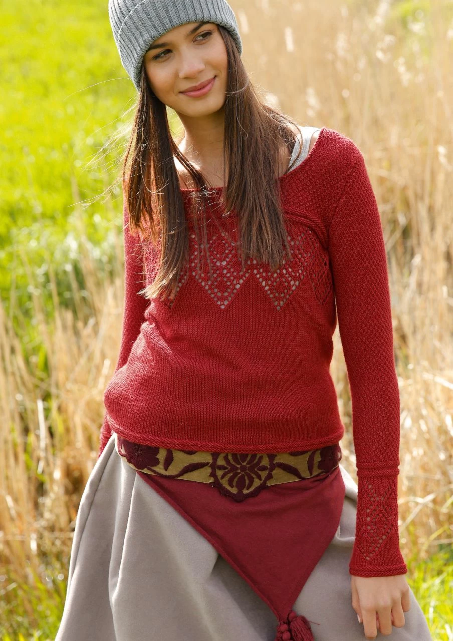 Lochmusterpulli Sarah 2 Lochmusterpulli Sarah – Bild 2