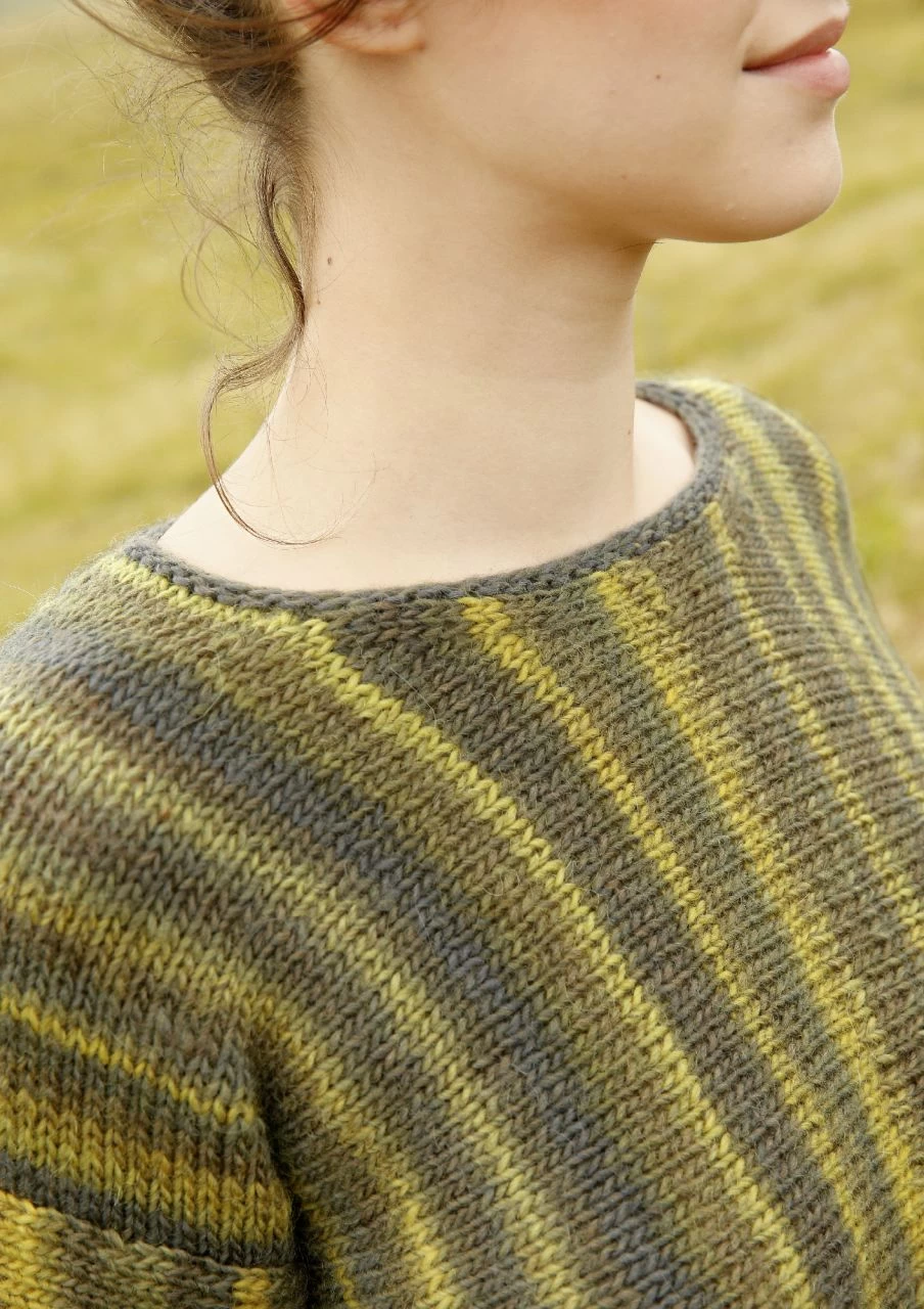 Quer Gestrickter Pullover 6 Quer Gestrickter Pullover – Bild 6