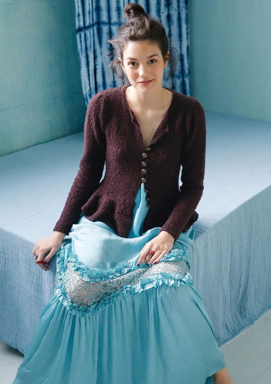 Bouclé-Jacke 1 Bouclé-Jacke