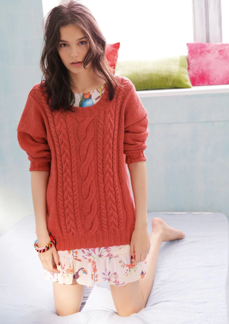 Pullover Mit Zöpfen 1 Pullover Mit Zöpfen