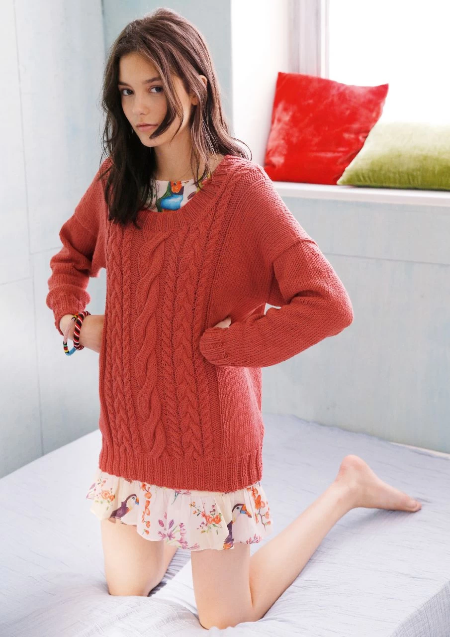 Pullover Mit Zöpfen 3 Pullover Mit Zöpfen – Bild 3