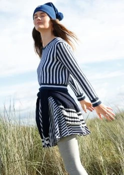 Kurzer, Längsgestreifter Pullover 8 Kurzer, Längsgestreifter Pullover -Strickwaren Geschäft R73M29 c 1280x1280