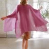 Mohair-Poncho