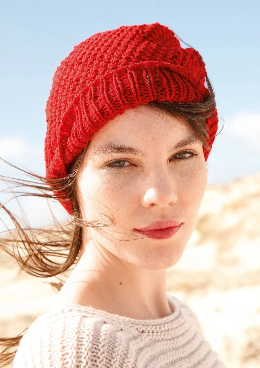 Mütze Im Perlmuster 4 Mütze Im Perlmuster – Bild 4