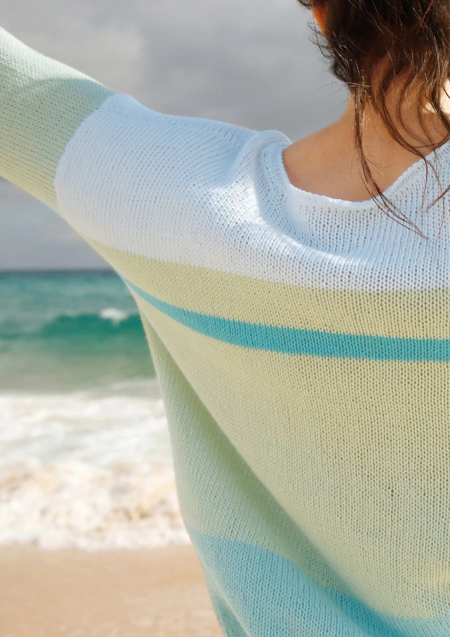 Weiter Streifen-Pullover 6 Weiter Streifen-Pullover – Bild 6