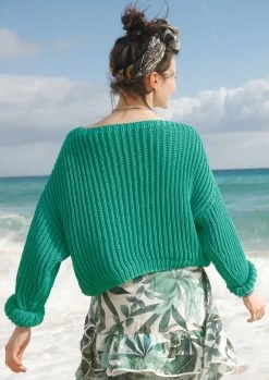 Kurzer, Weiter Patentpulli 11 Kurzer, Weiter Patentpulli -Strickwaren Geschäft R74M20 b 1280x1280