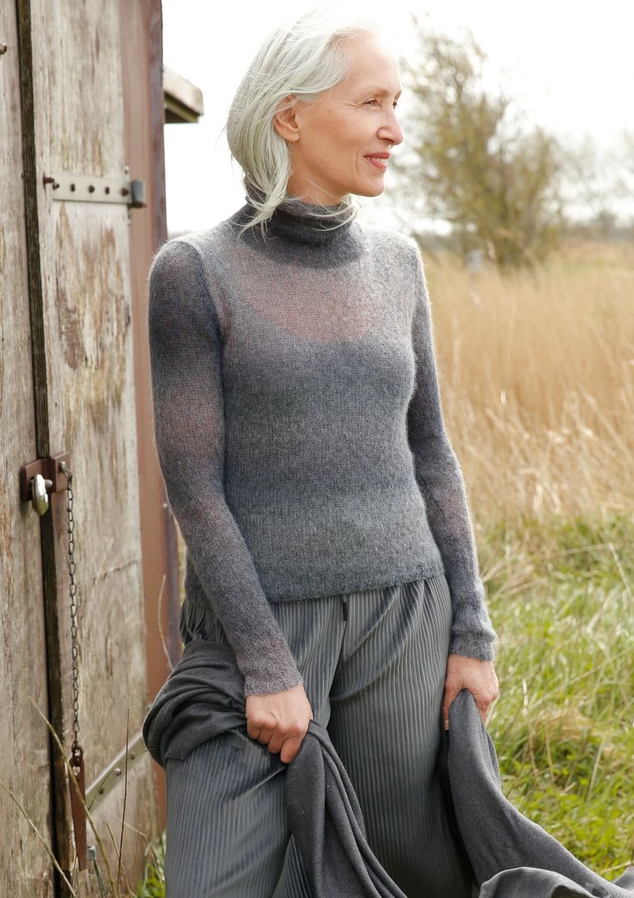 Dünner Rollkragen-Pulli 1 Dünner Rollkragen-Pulli