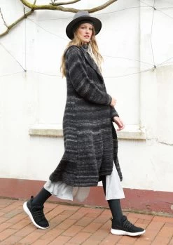 Mantel Mit Glockigem Rock -Strickwaren Geschäft R75M09 e 1280x1280