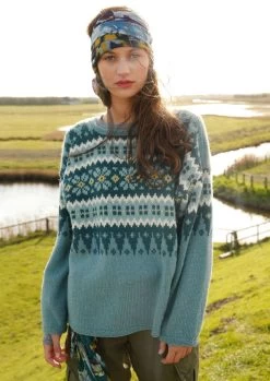 Pullover Mit Musterpasse