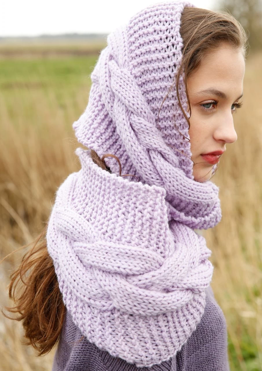 Loop Mit Zopfmuster 1 Loop Mit Zopfmuster