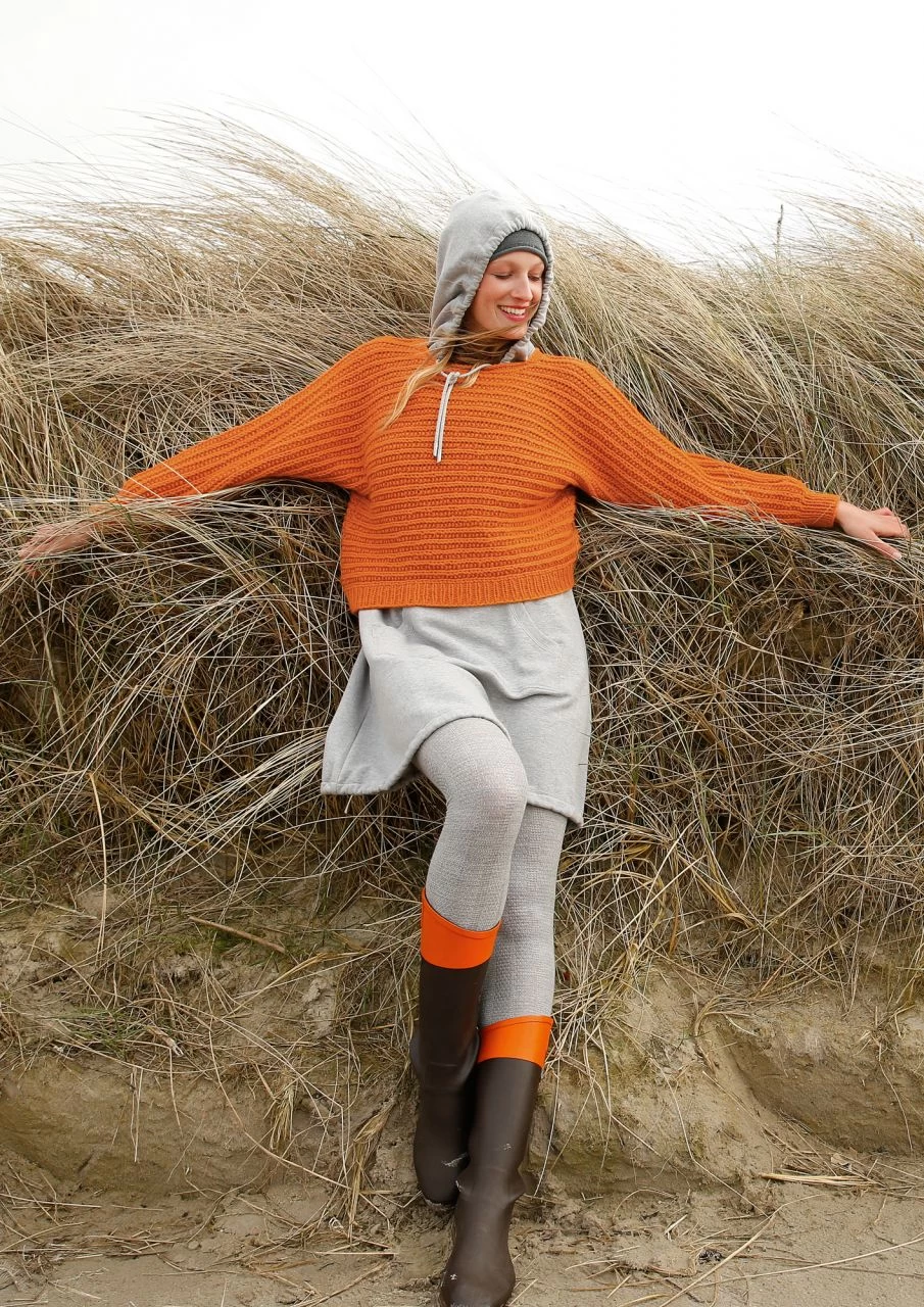 Quer Gestrickter Pullover 4 Quer Gestrickter Pullover – Bild 4