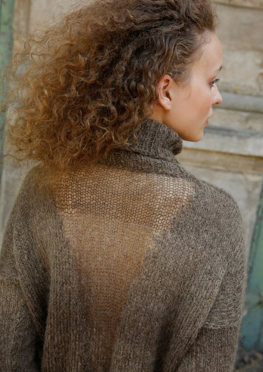 Pulli Mit Durchsichtigem V-Einsatz 6 Pulli Mit Durchsichtigem V-Einsatz – Bild 6