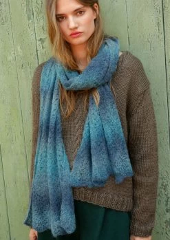 Schal Mit Fächermuster