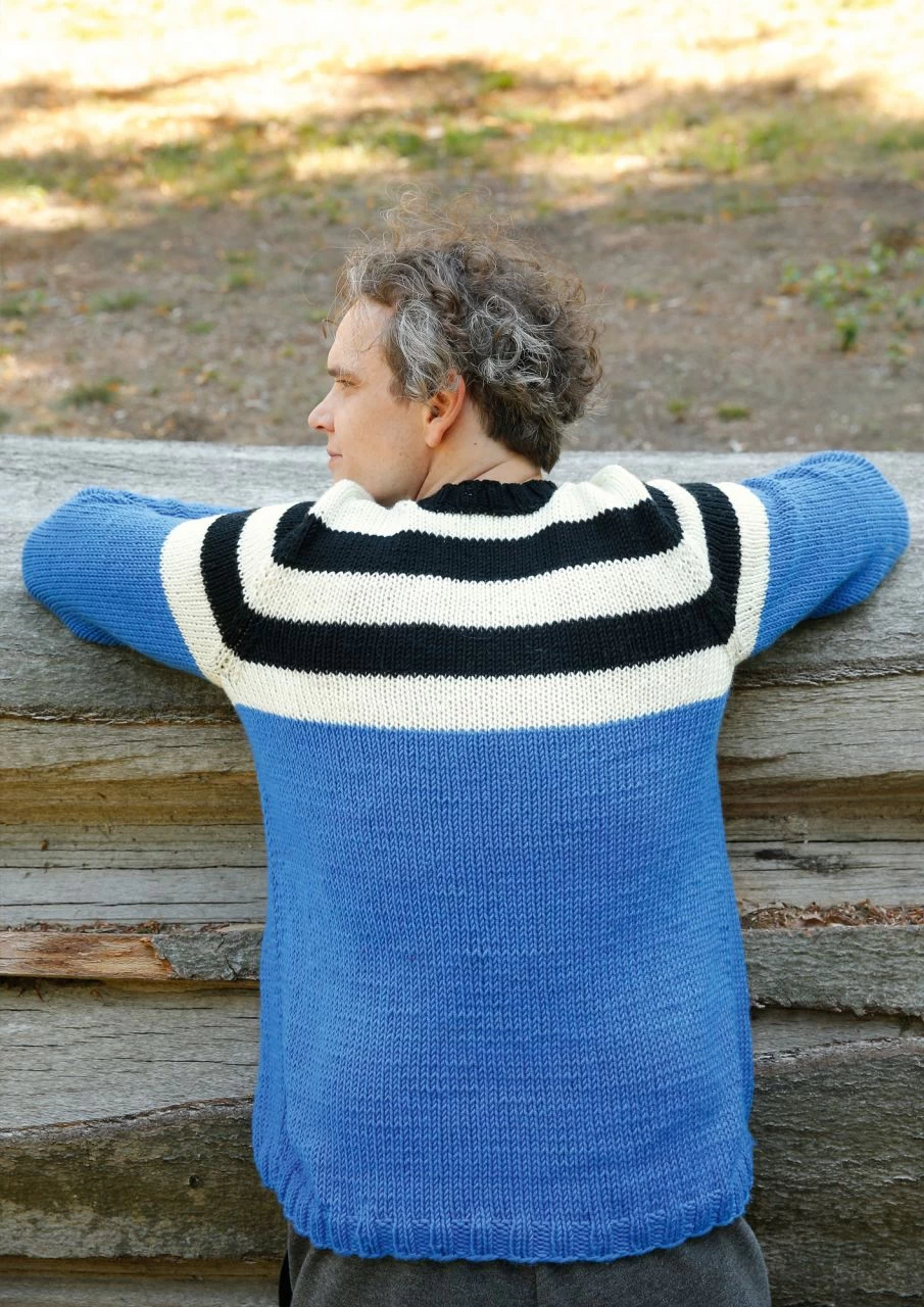 Herrenpullover Mit Streifen 5 Herrenpullover Mit Streifen – Bild 5