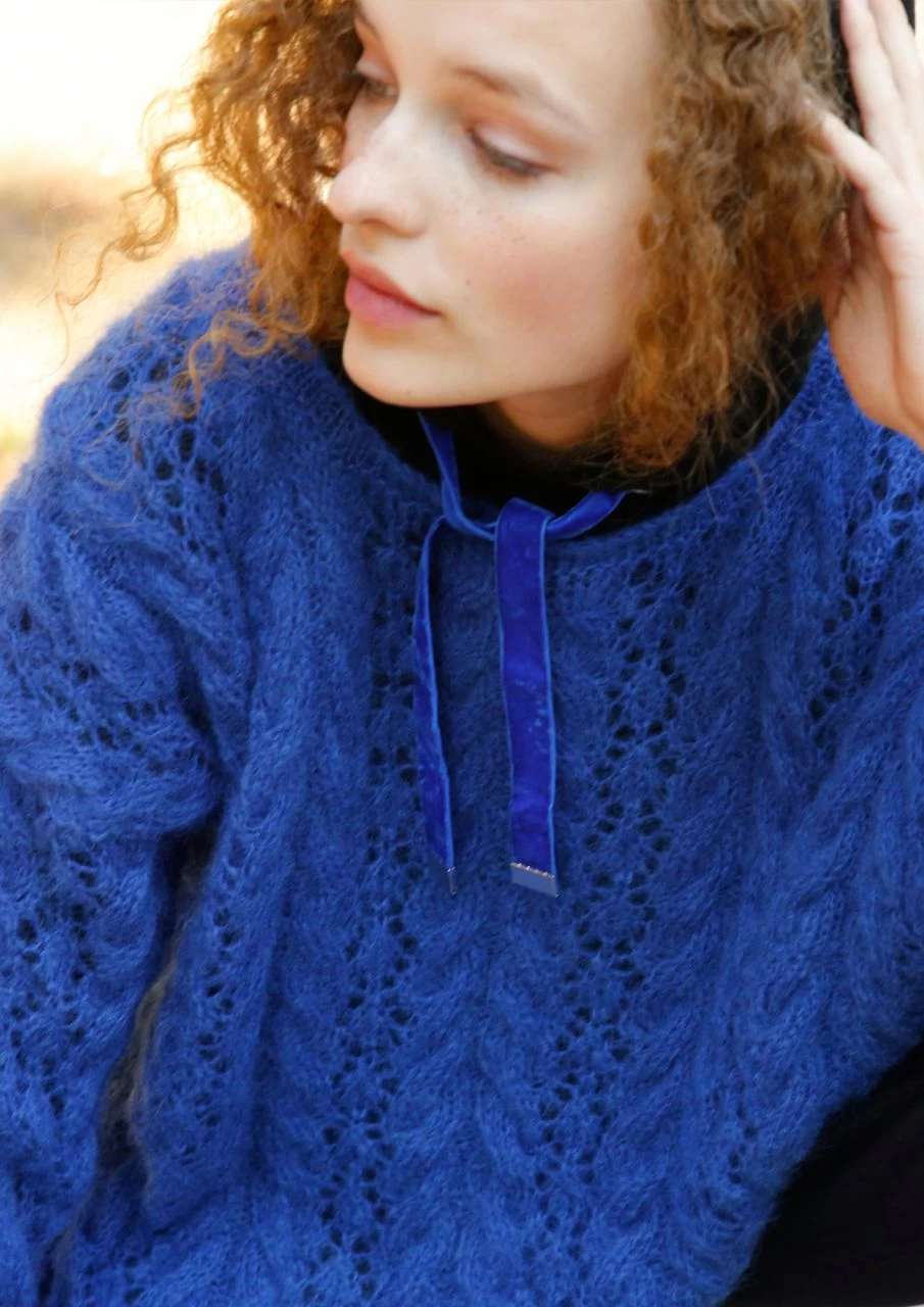 Weiter Mohair-Pullover 4 Weiter Mohair-Pullover – Bild 4