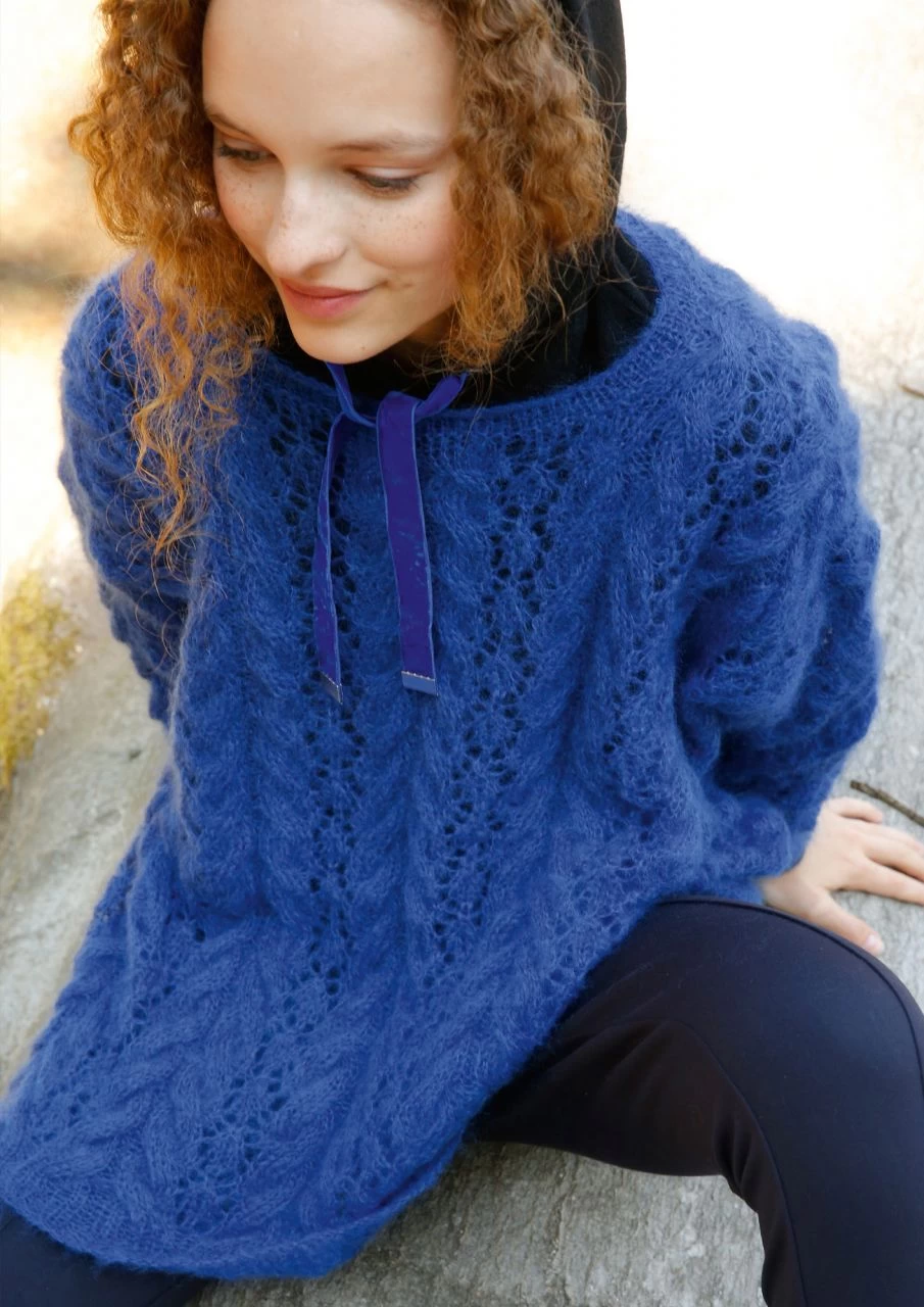 Weiter Mohair-Pullover 6 Weiter Mohair-Pullover – Bild 6