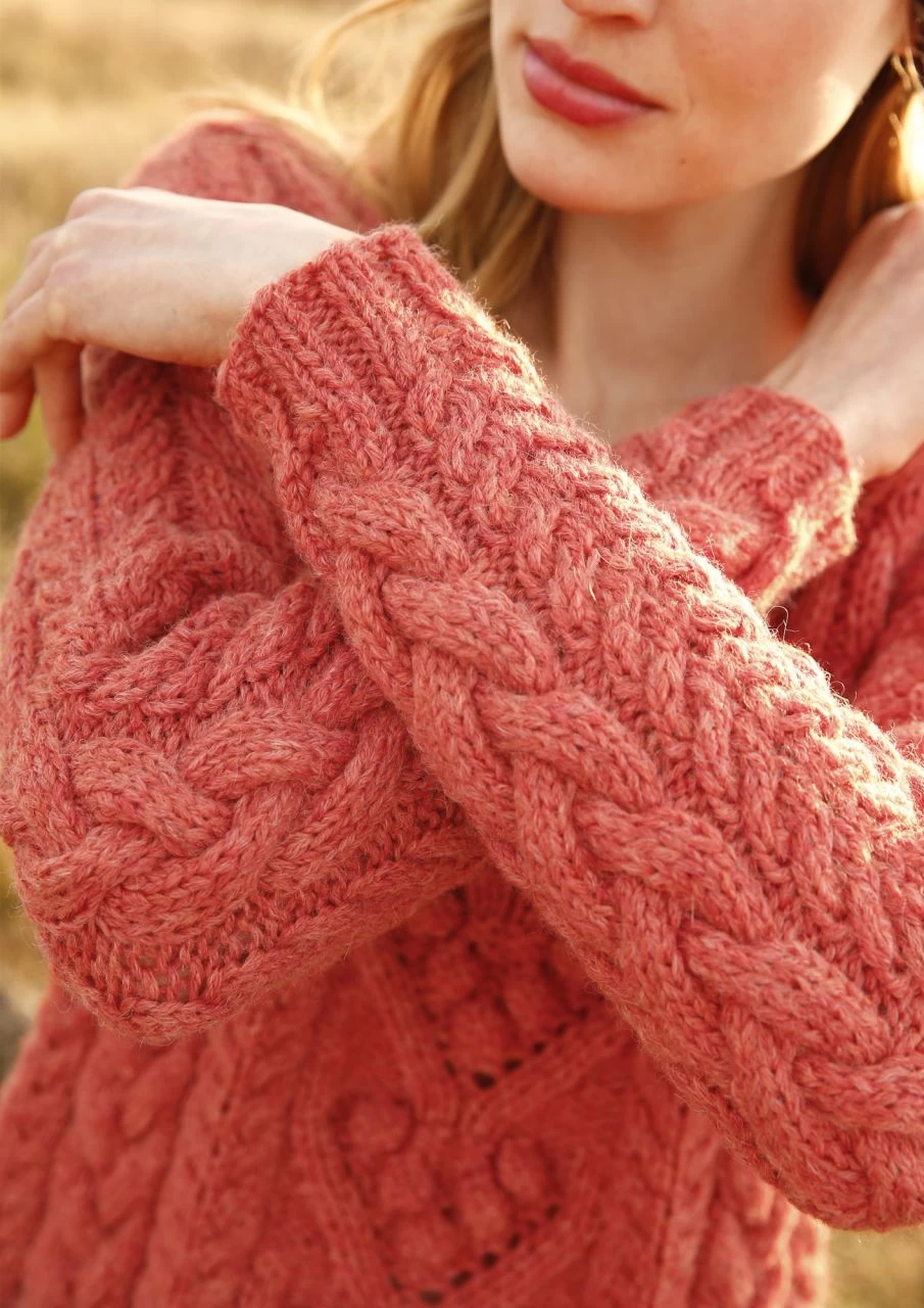 Pullover Mit Zöpfen Und Noppen 3 Pullover Mit Zöpfen Und Noppen – Bild 3