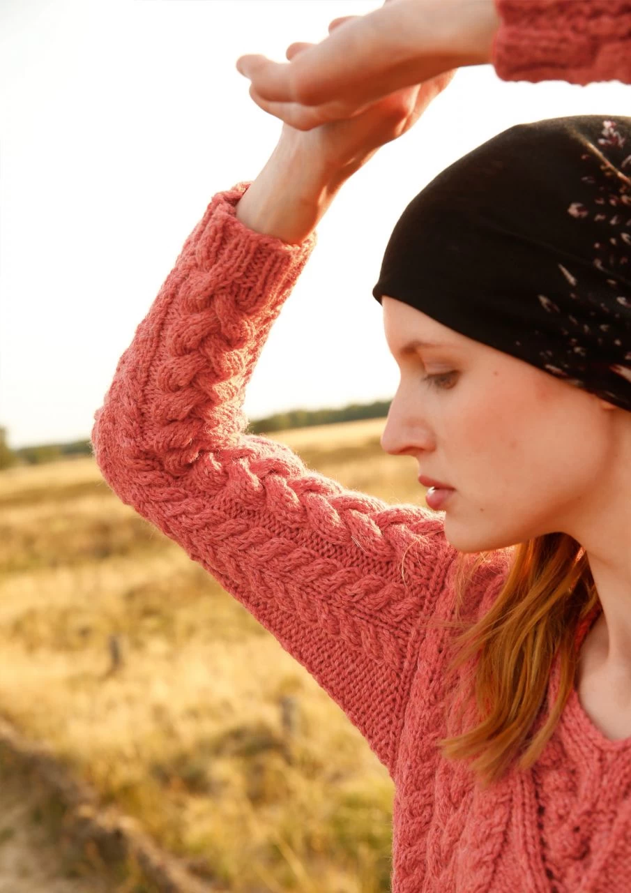 Pullover Mit Zöpfen Und Noppen 2 Pullover Mit Zöpfen Und Noppen – Bild 2