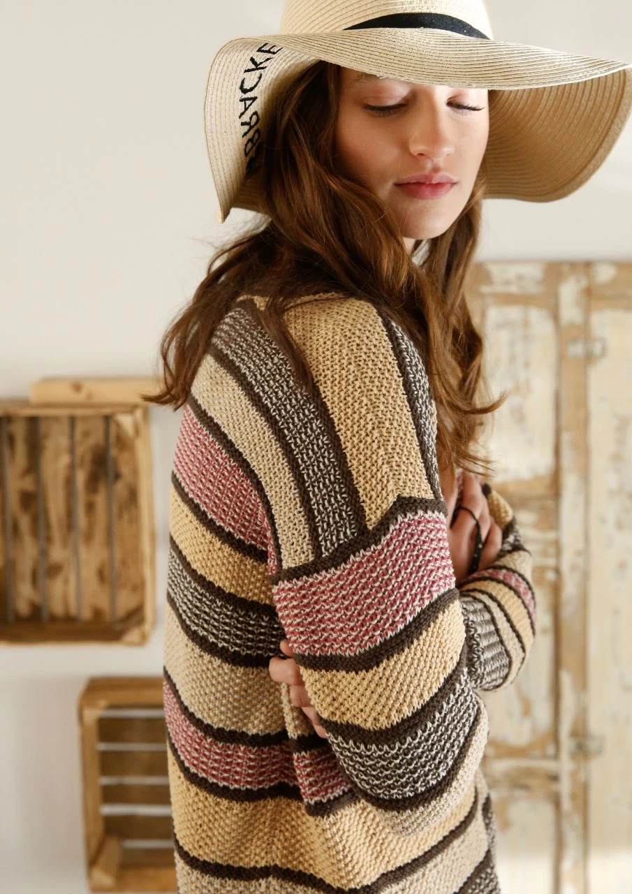 Pullover Mit Strukturmusterstreifen 4 Pullover Mit Strukturmusterstreifen – Bild 4