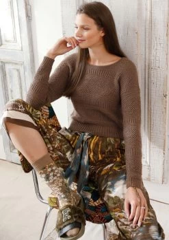 Pullover Mit Musterstreifen