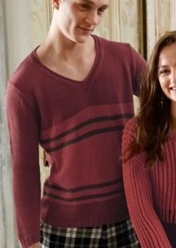 Gestreifter Herrenpullover -Strickwaren Geschäft R77M26 a Gestreifter HerrenpulloverjNr71BnusyryW 1280x1280