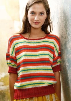 Geringelter Kurzpulli