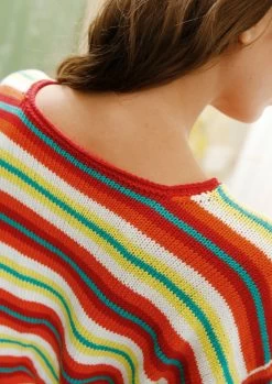 Geringelter Kurzpulli -Strickwaren Geschäft R77M28 eZfgxSuLRQQPsW 1280x1280