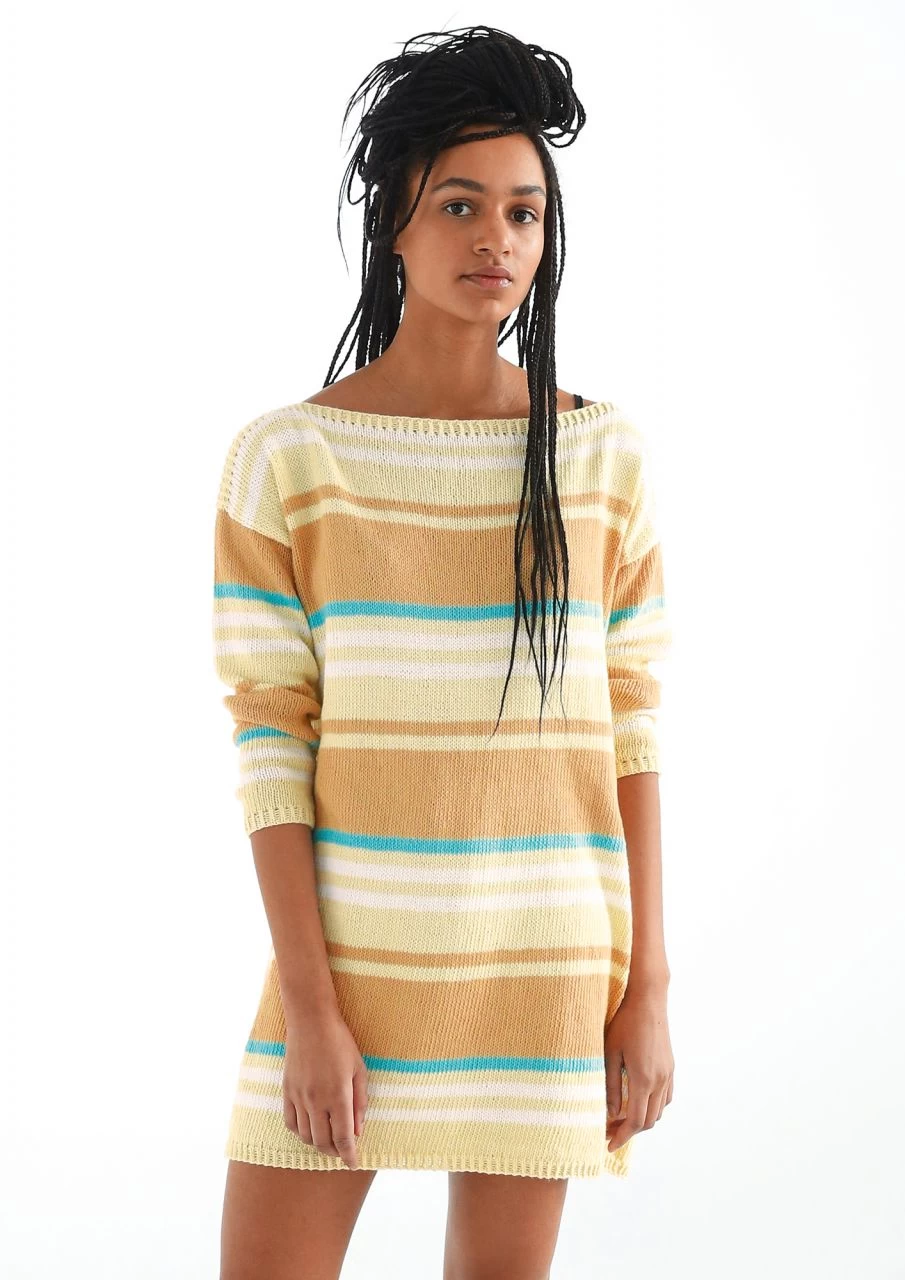 Weiter Streifen-Pullover 6 Weiter Streifen-Pullover – Bild 6