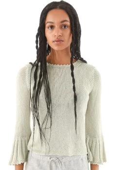 Pullover Mit Plisseeärmeln